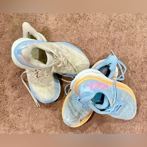 Hoka One One Athletic Shoes - Blue and Orange ( set of two)